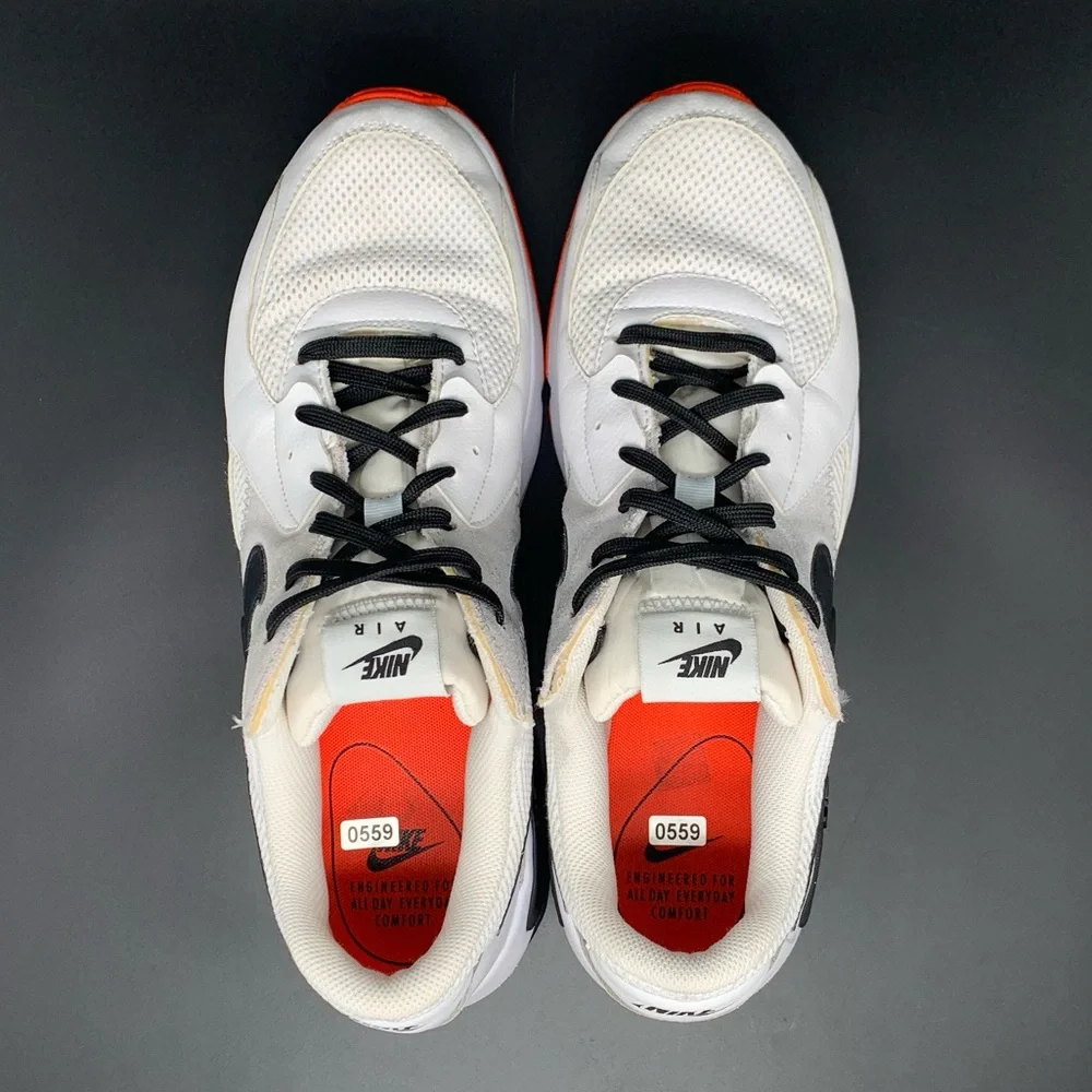 Nike Air‎ Max Excee White Black Crimson Running Shoes Men’s Sz 13